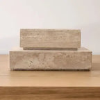 Strata Travertine Storage Box
