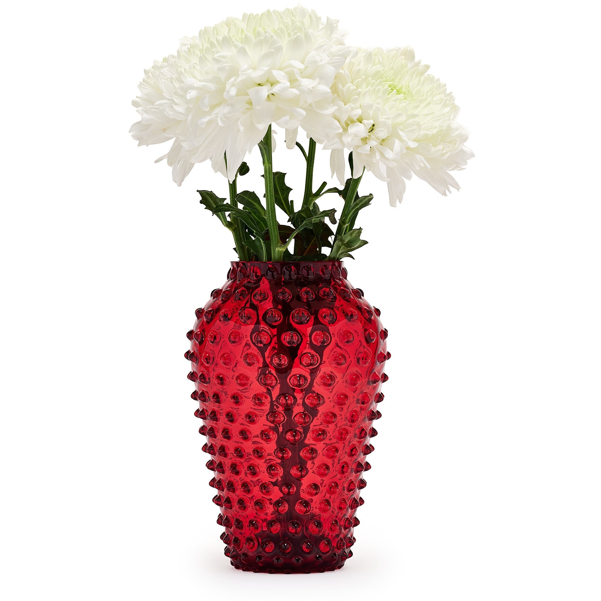 Hobnail Vase Smoky Amaro Barrel