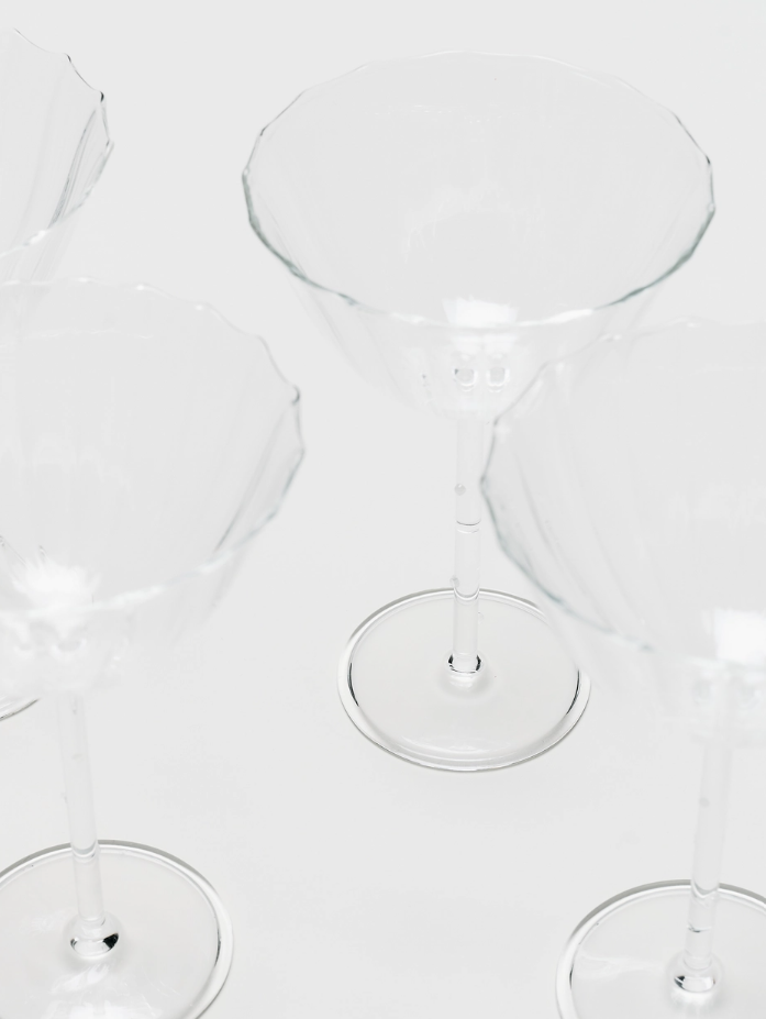 Cosmo Coupe Clear Set of 4