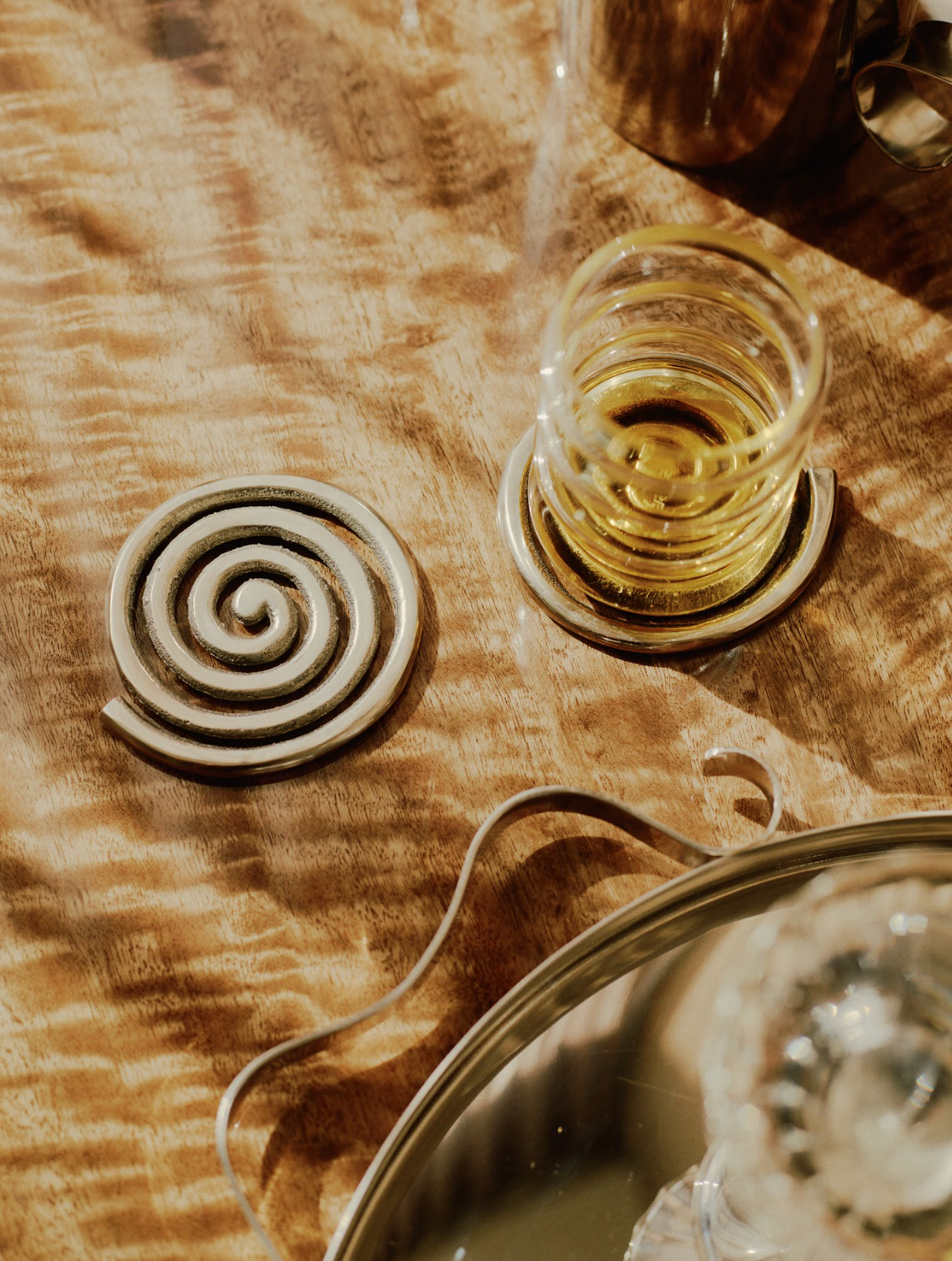 Spiral Coasters Set of Four