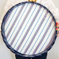 WH Lacquer Round Scallop Tray