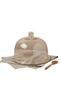 Waterfall Marble Glass Cloche