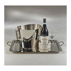 Manetta Steel and Brass Tray